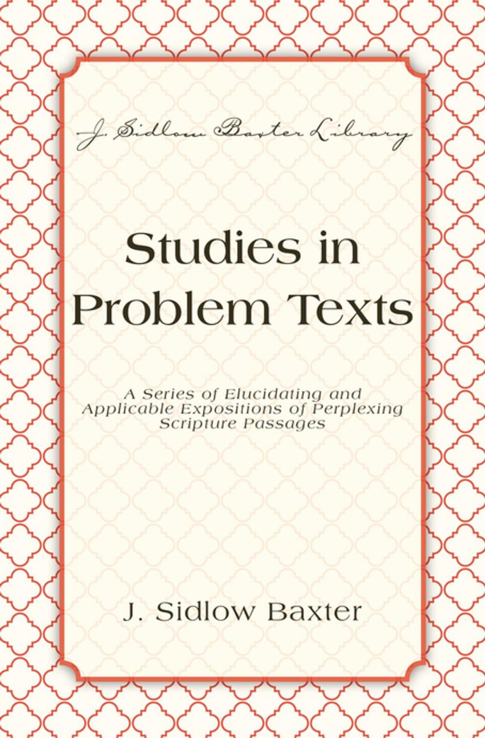 Big bigCover of Studies In Problem Texts