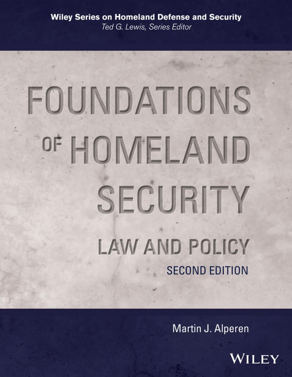 Big bigCover of Foundations of Homeland Security