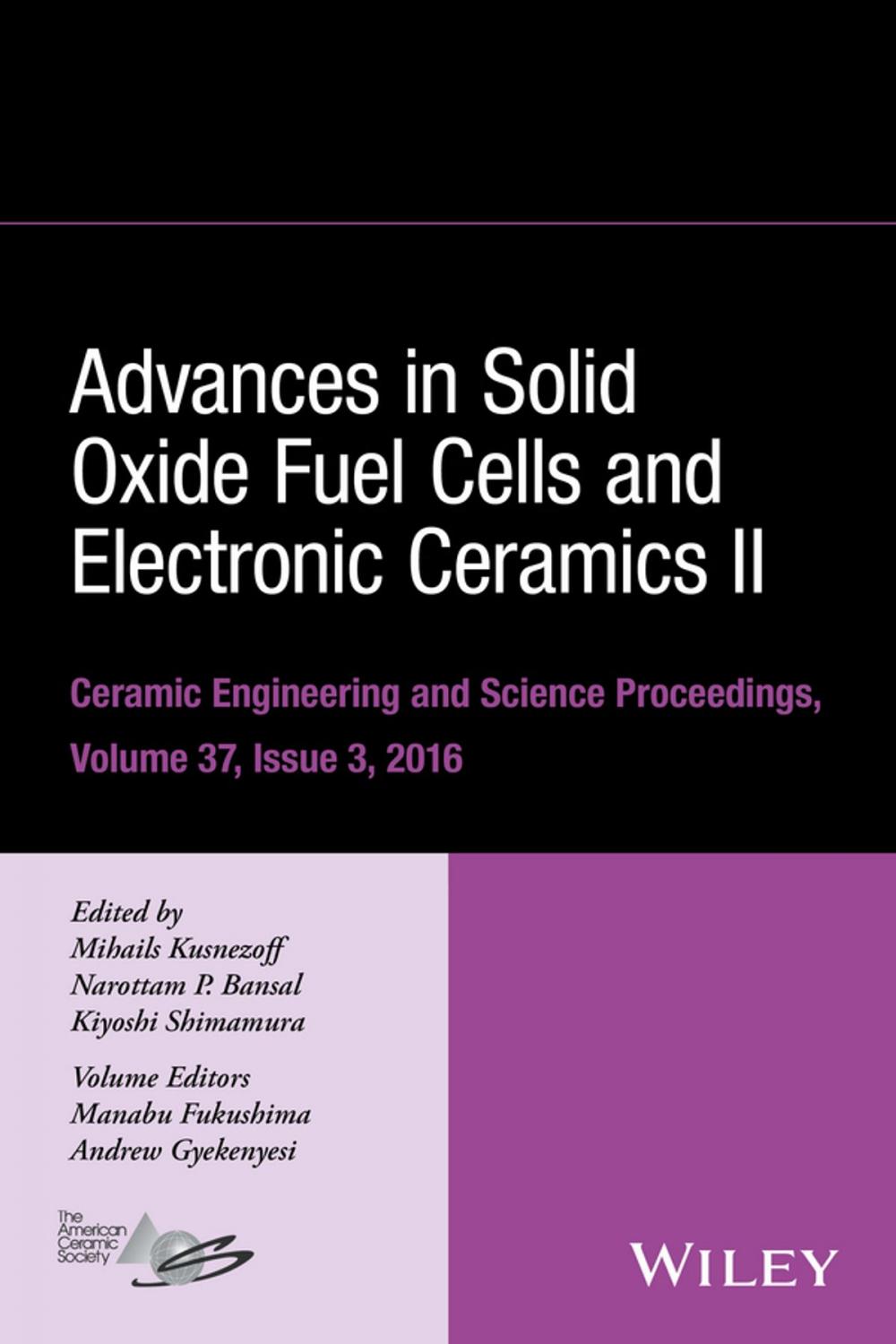 Big bigCover of Advances in Solid Oxide Fuel Cells and Electronic Ceramics II