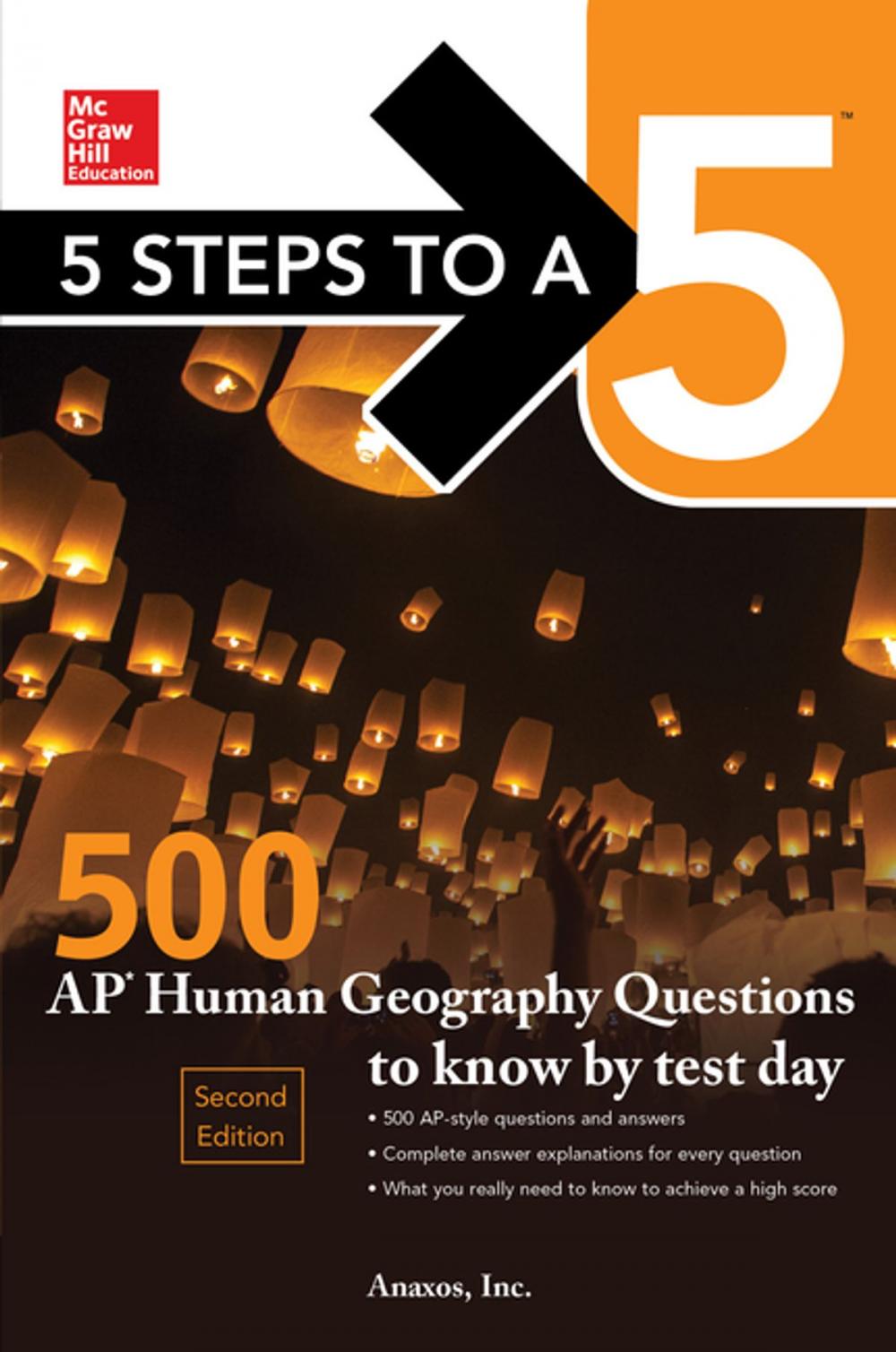 Big bigCover of 5 Steps to a 5: 500 AP Human Geography Questions to Know by Test Day, Second Edition