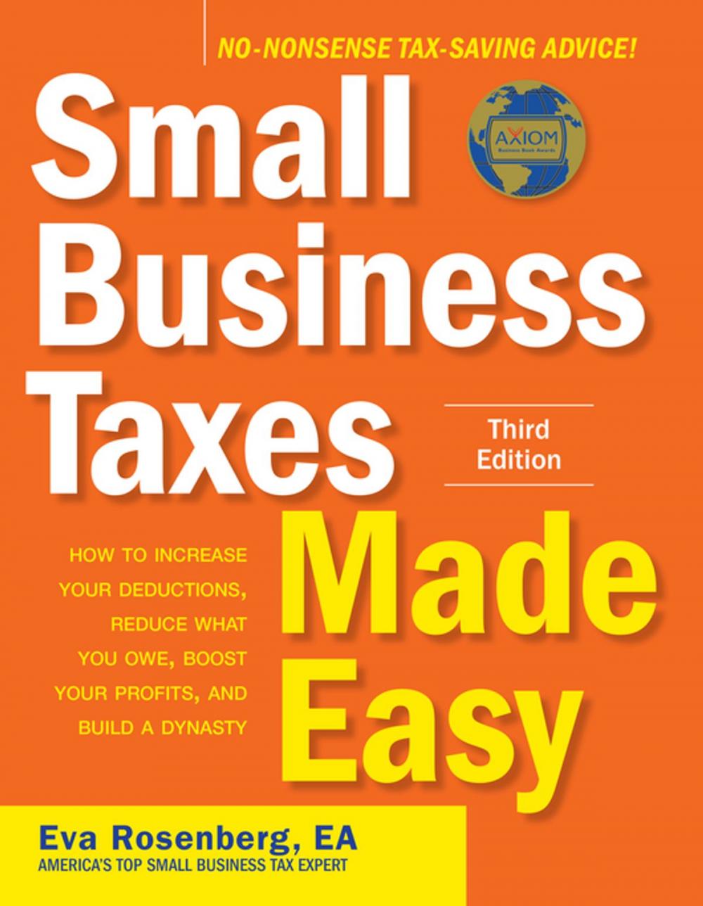 Big bigCover of Small Business Taxes Made Easy, Third Edition