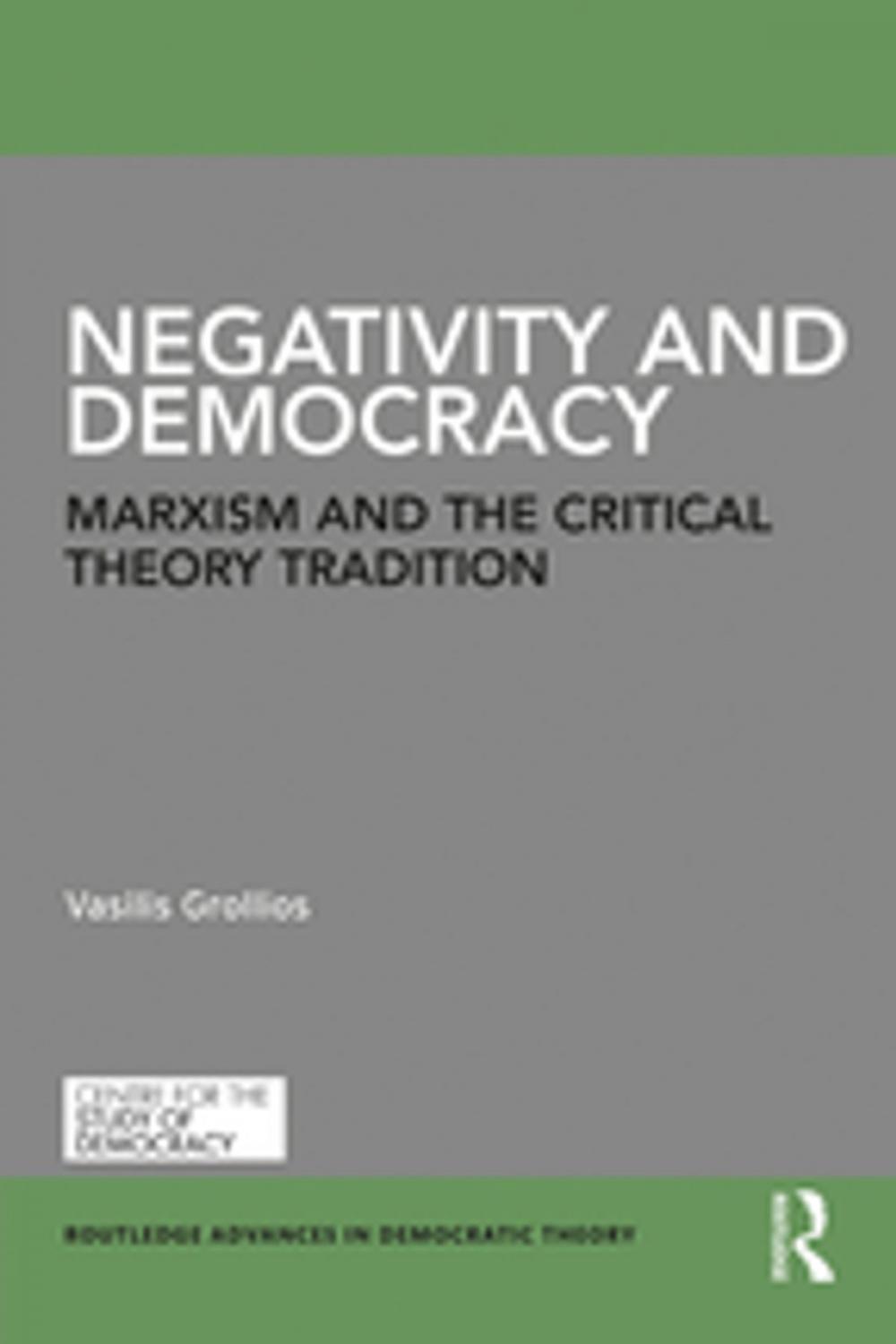 Big bigCover of Negativity and Democracy