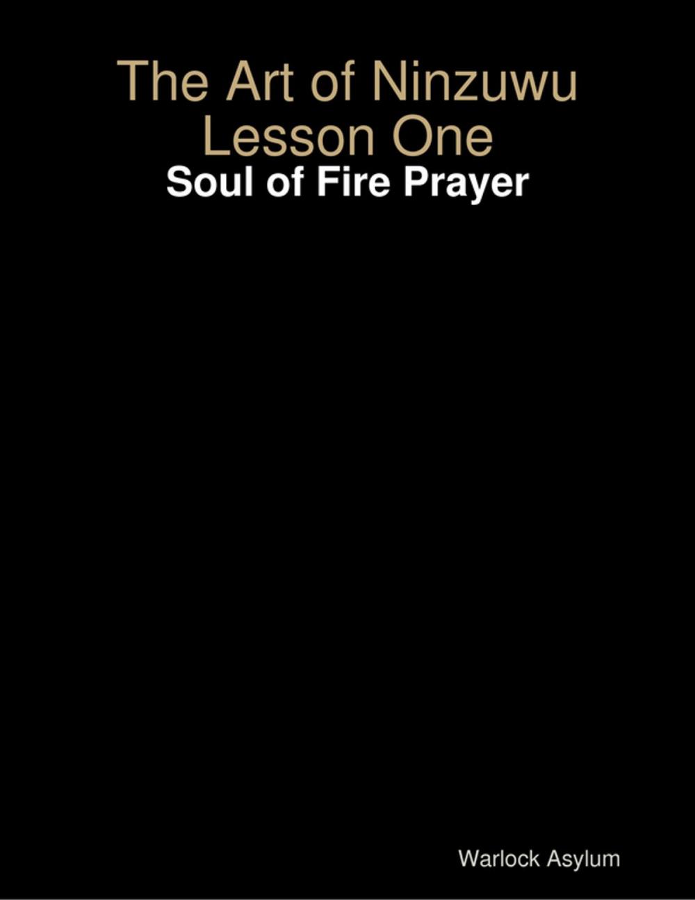 Big bigCover of The Art of Ninzuwu Lesson One: Soul of Fire Prayer