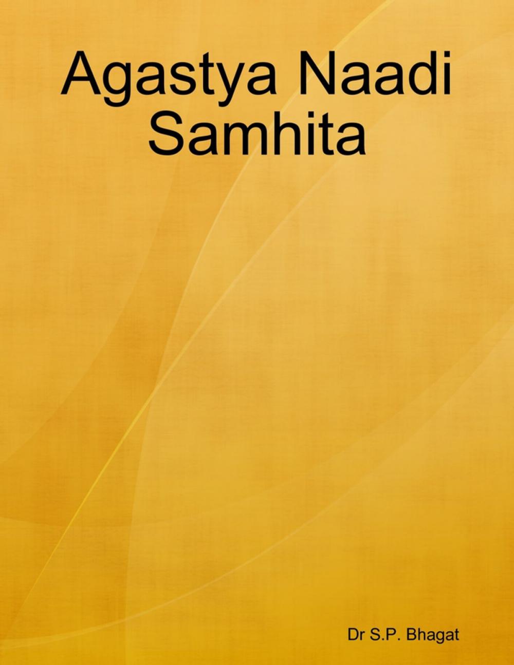 Big bigCover of Agastya Naadi Samhita