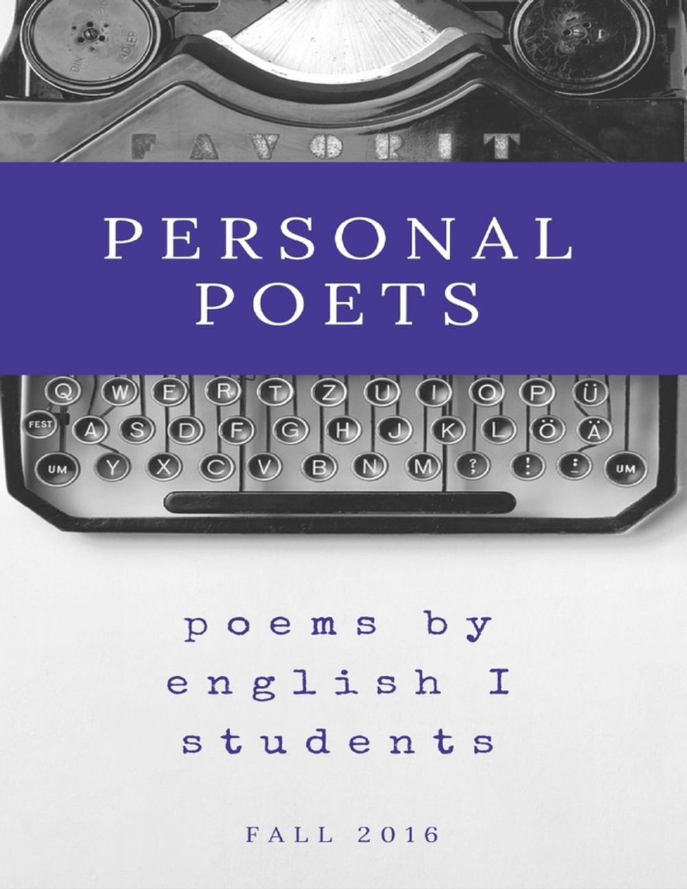 Big bigCover of Personal Poets: Fall 2016