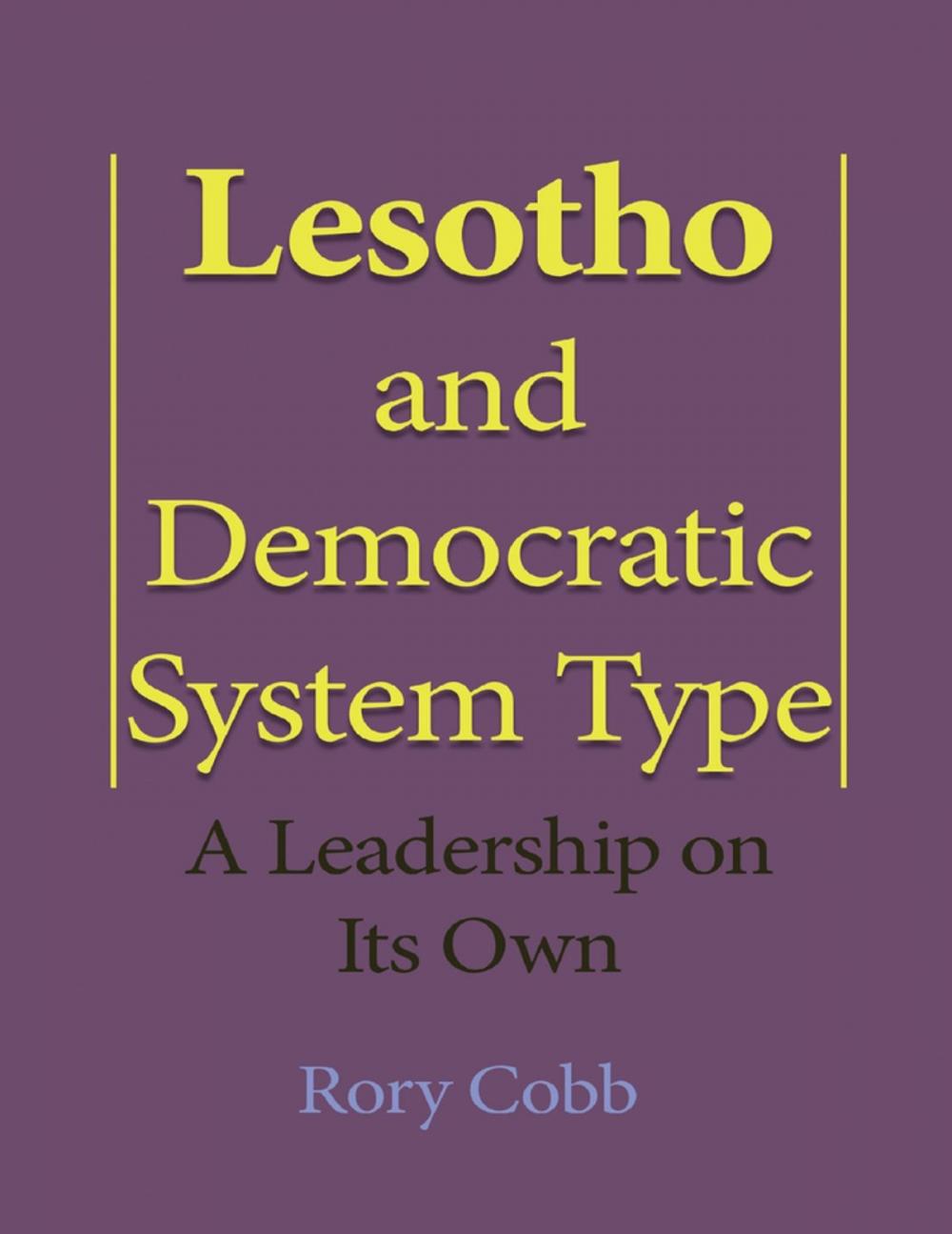 Big bigCover of Lesotho and Democratic System Type