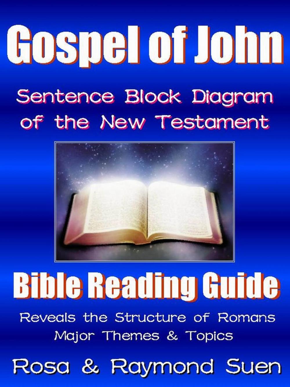 Big bigCover of Gospel of John - Sentence Block Diagram Method of the New Testament