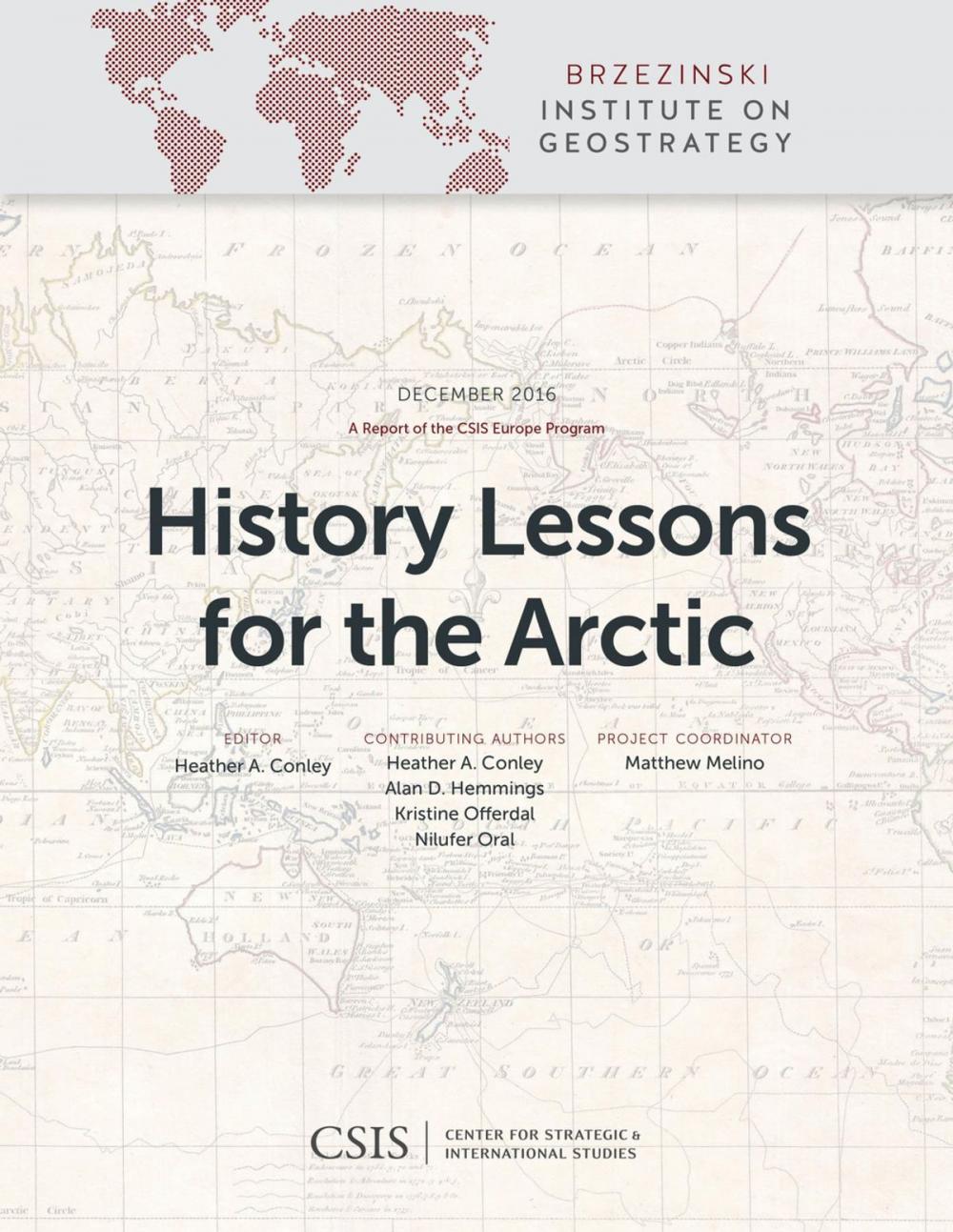 Big bigCover of History Lessons for the Arctic