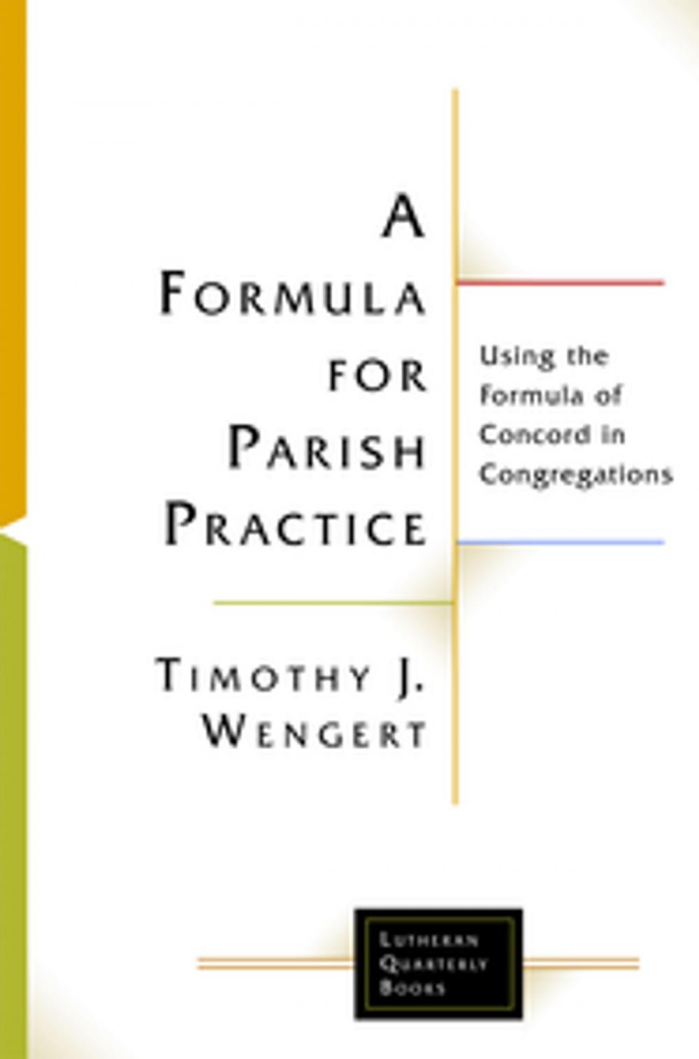 Big bigCover of A Formula for Parish Practice