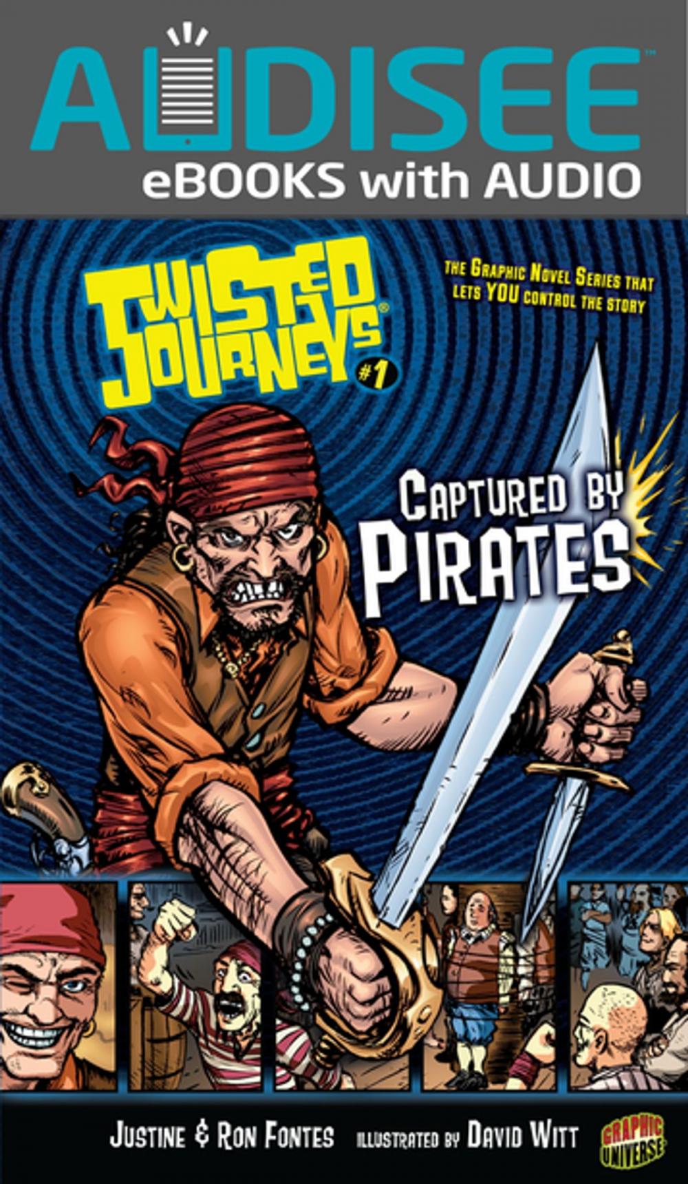 Big bigCover of Captured by Pirates