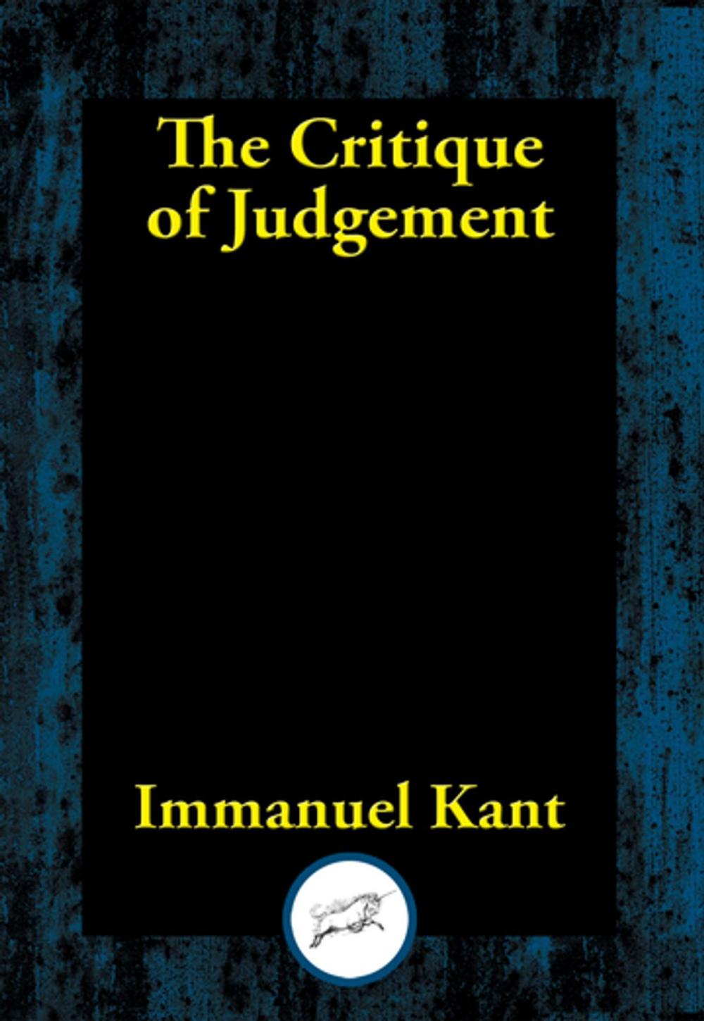 Big bigCover of The Critique of Judgement