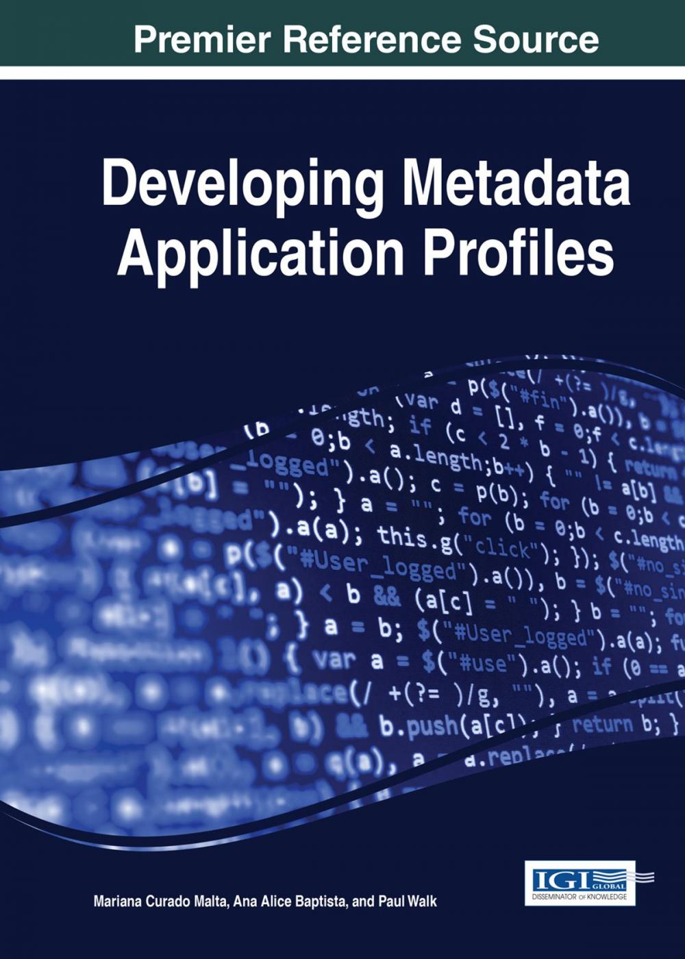 Big bigCover of Developing Metadata Application Profiles