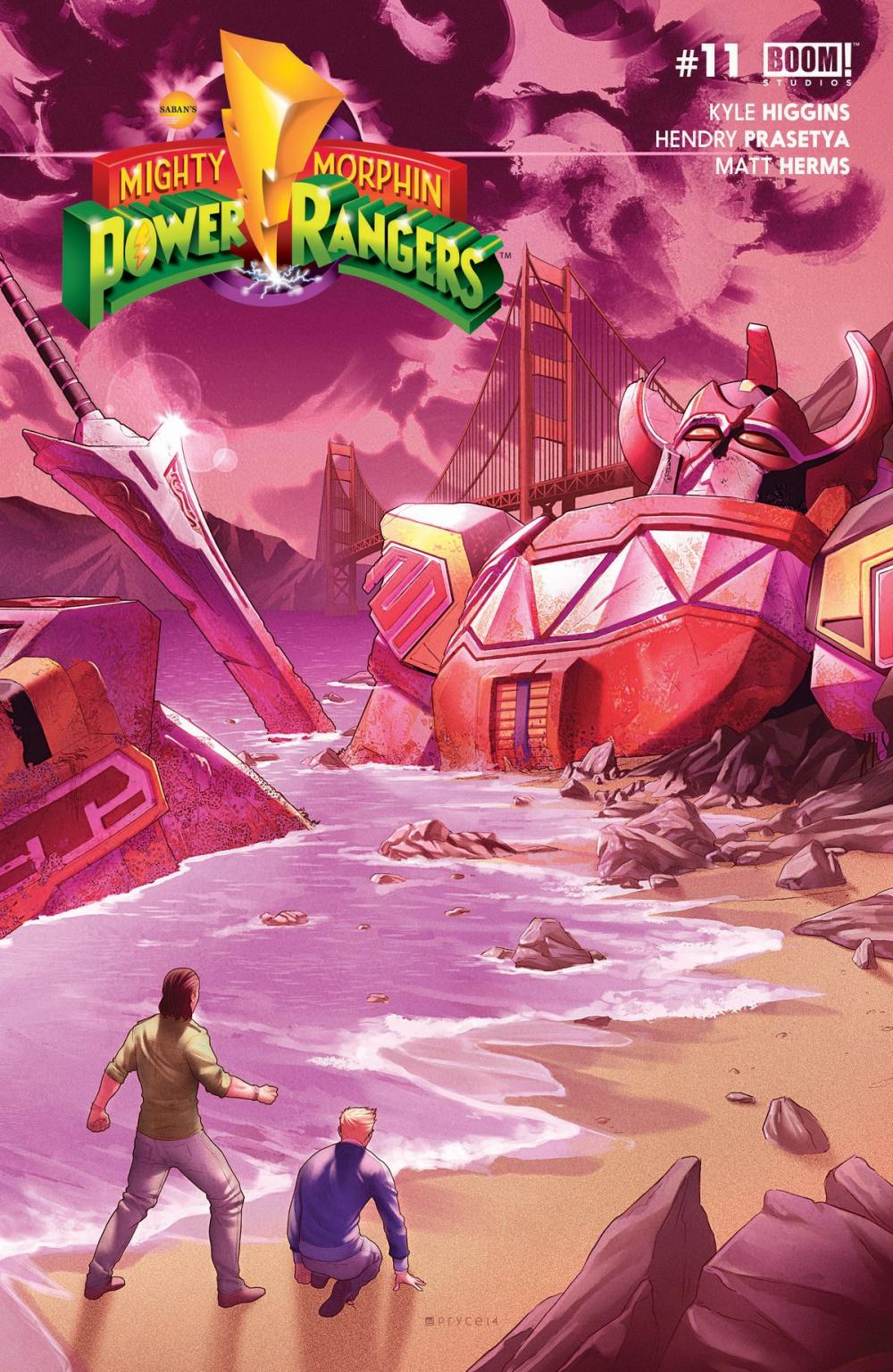 Big bigCover of Mighty Morphin Power Rangers #11