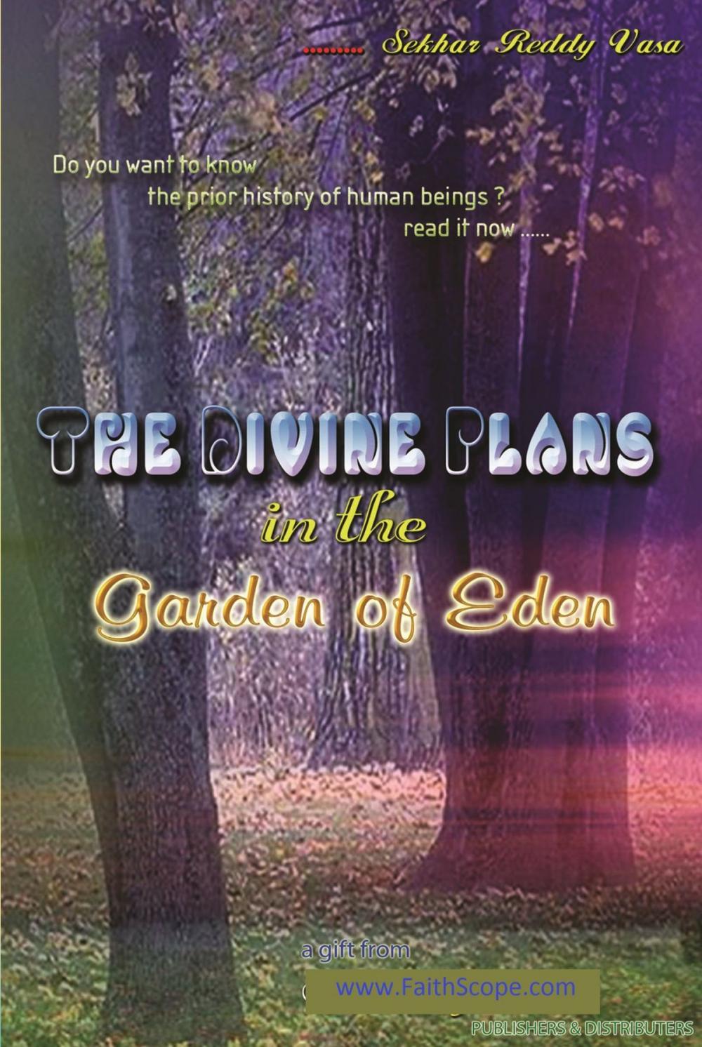 Big bigCover of The Divine Plans in the Garden of Eden