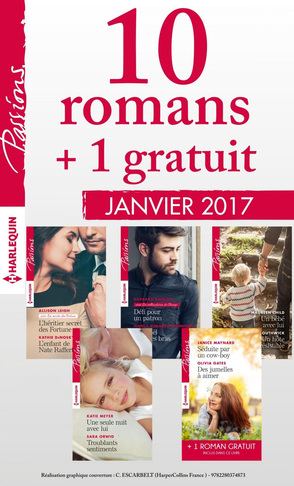 Big bigCover of 10 romans Passions + 1 gratuit (n°635 à 639 - janvier 2017)