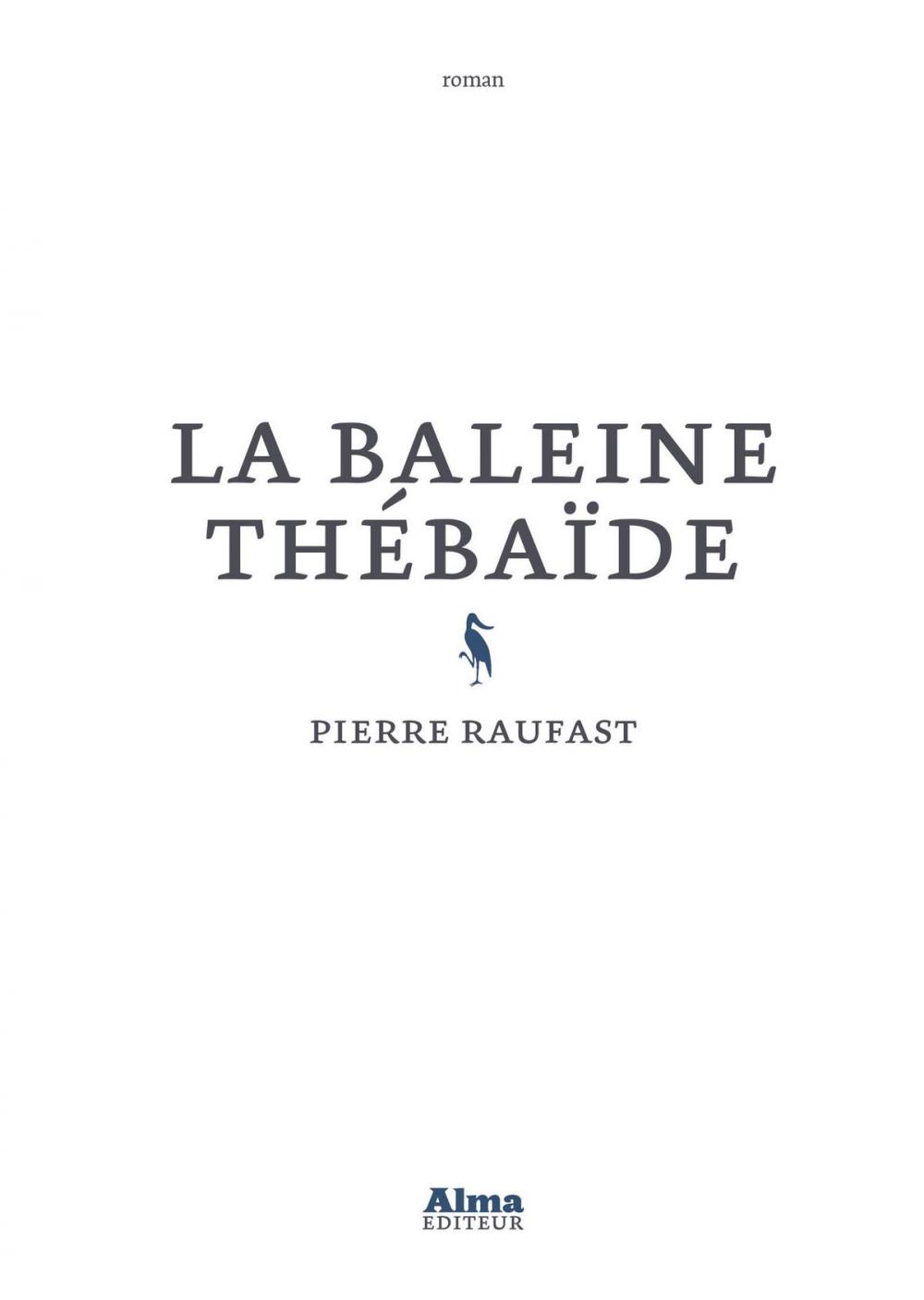 Big bigCover of La baleine thébaïde