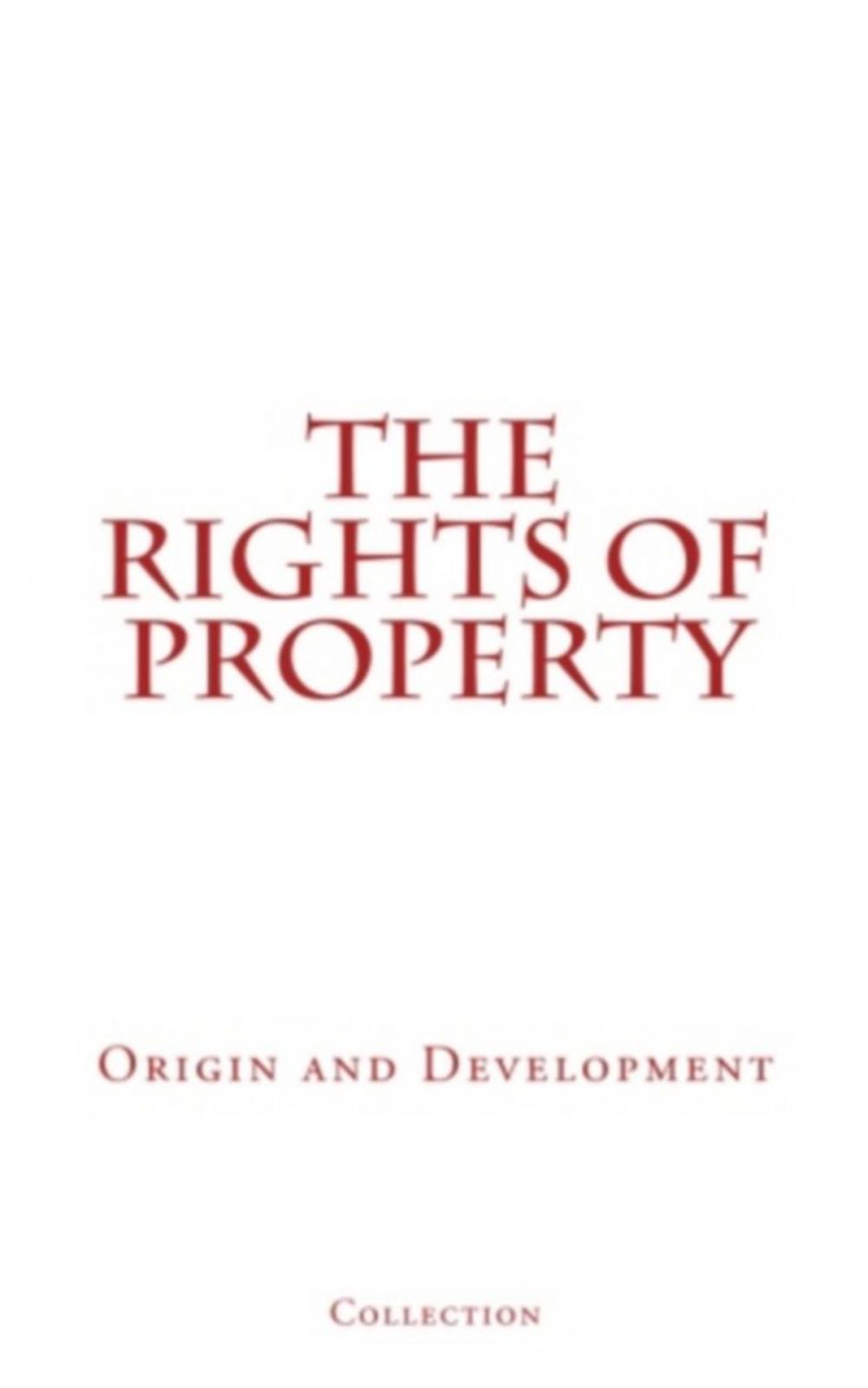 Big bigCover of The Rights of Property