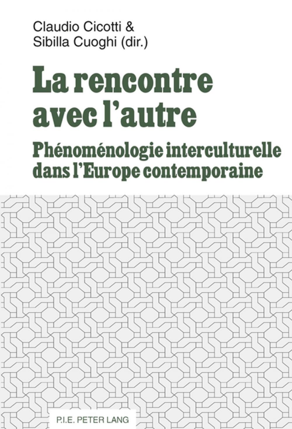 Big bigCover of La rencontre avec lautre