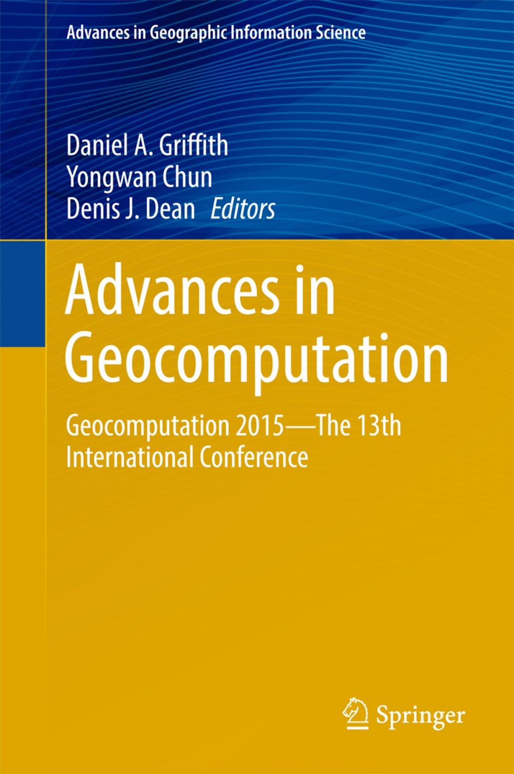 Big bigCover of Advances in Geocomputation