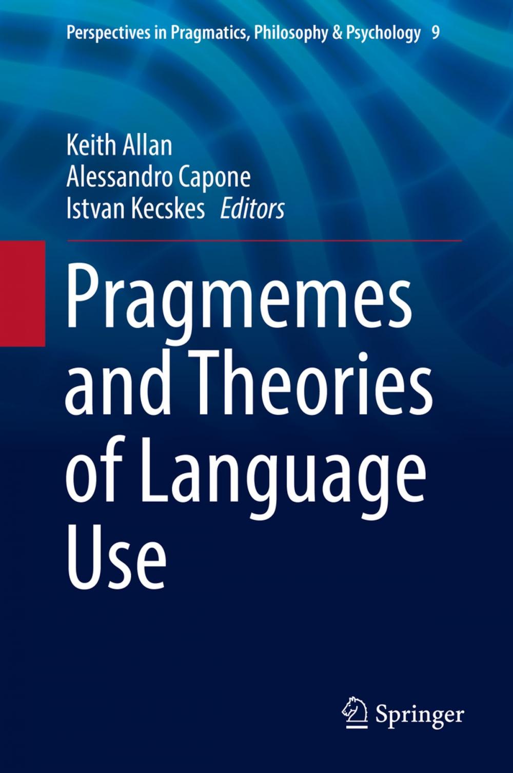 Big bigCover of Pragmemes and Theories of Language Use