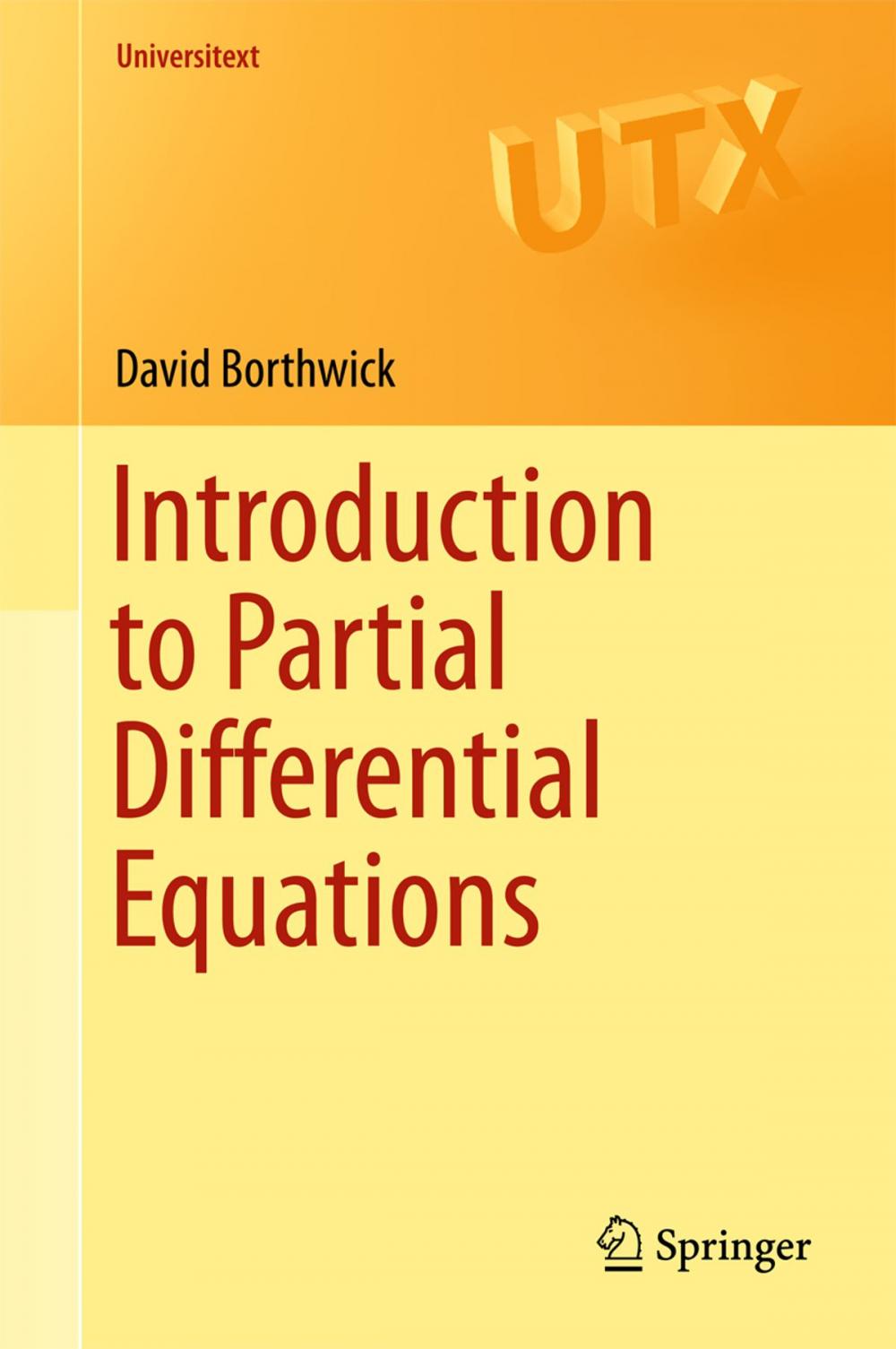 Big bigCover of Introduction to Partial Differential Equations