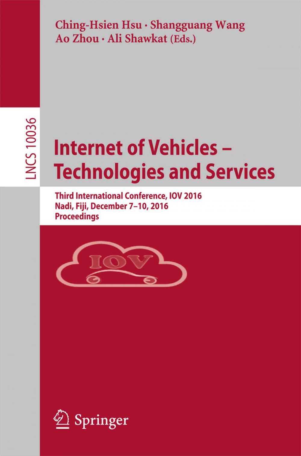 Big bigCover of Internet of Vehicles – Technologies and Services