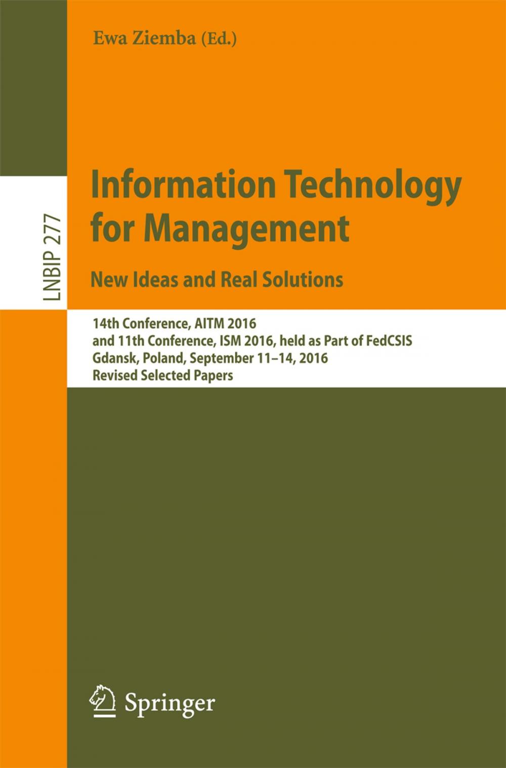 Big bigCover of Information Technology for Management: New Ideas and Real Solutions