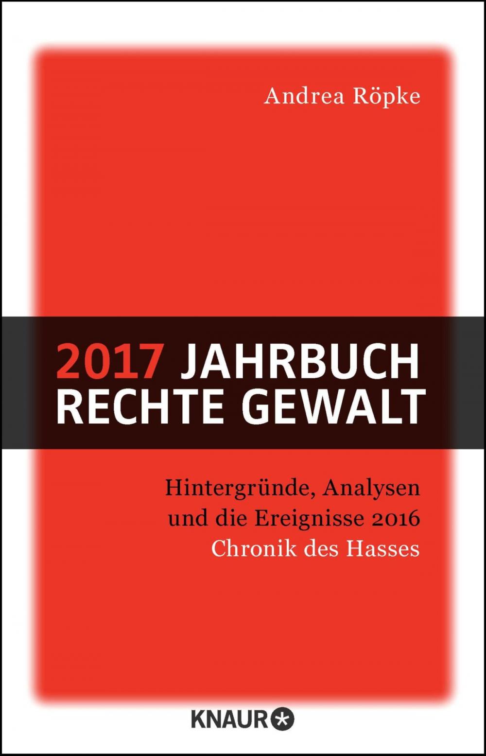 Big bigCover of 2017 Jahrbuch rechte Gewalt