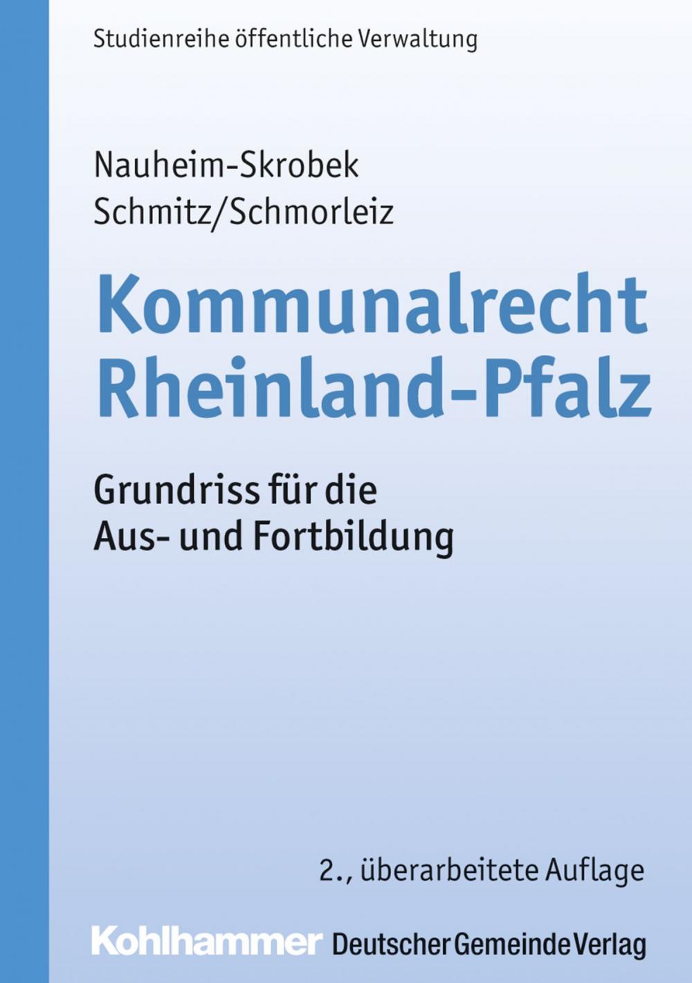 Big bigCover of Kommunalrecht Rheinland-Pfalz