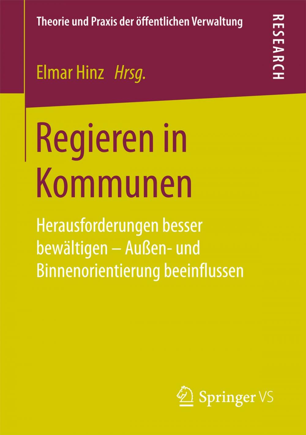 Big bigCover of Regieren in Kommunen