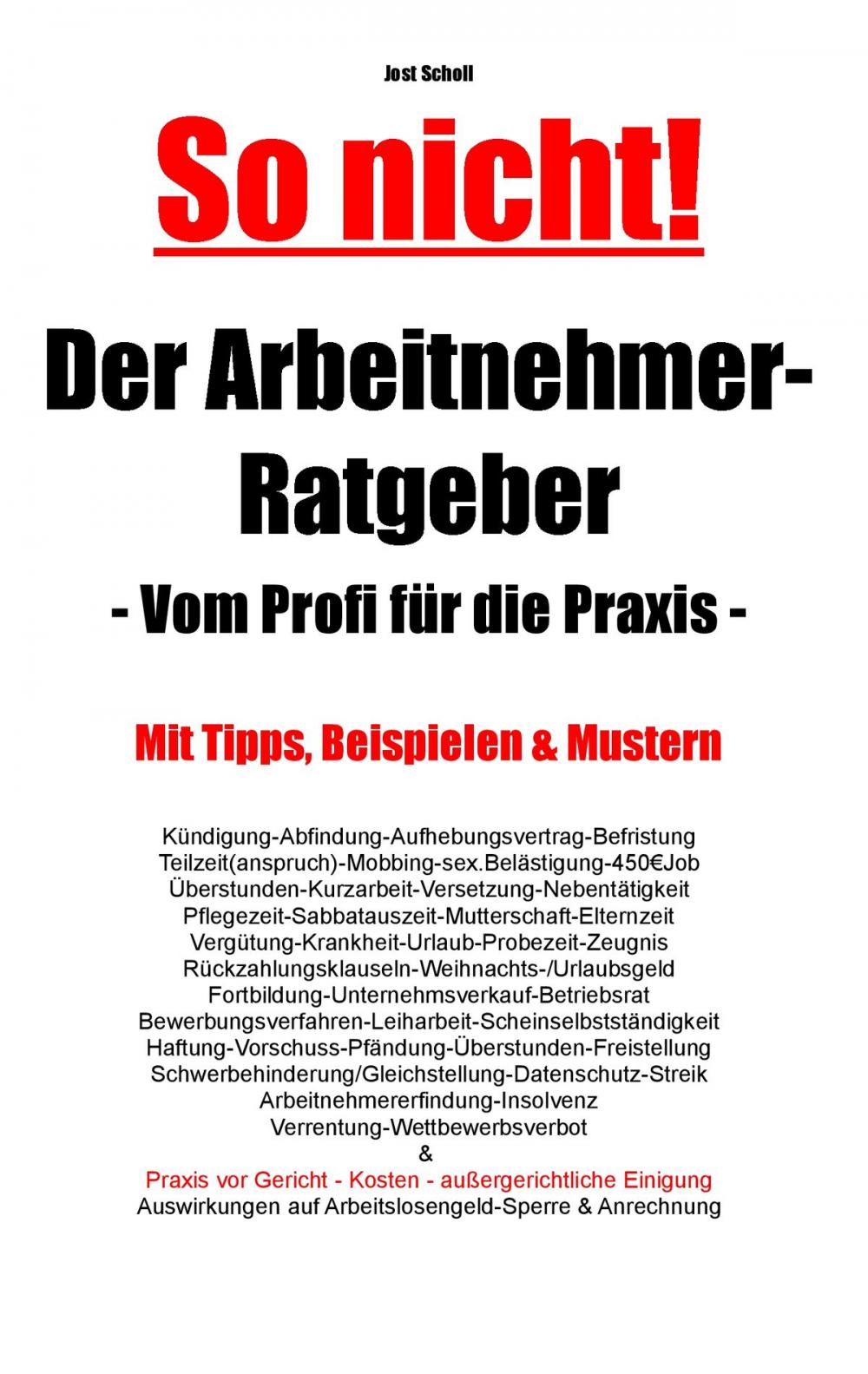 Big bigCover of Der Arbeitnehmer-Ratgeber