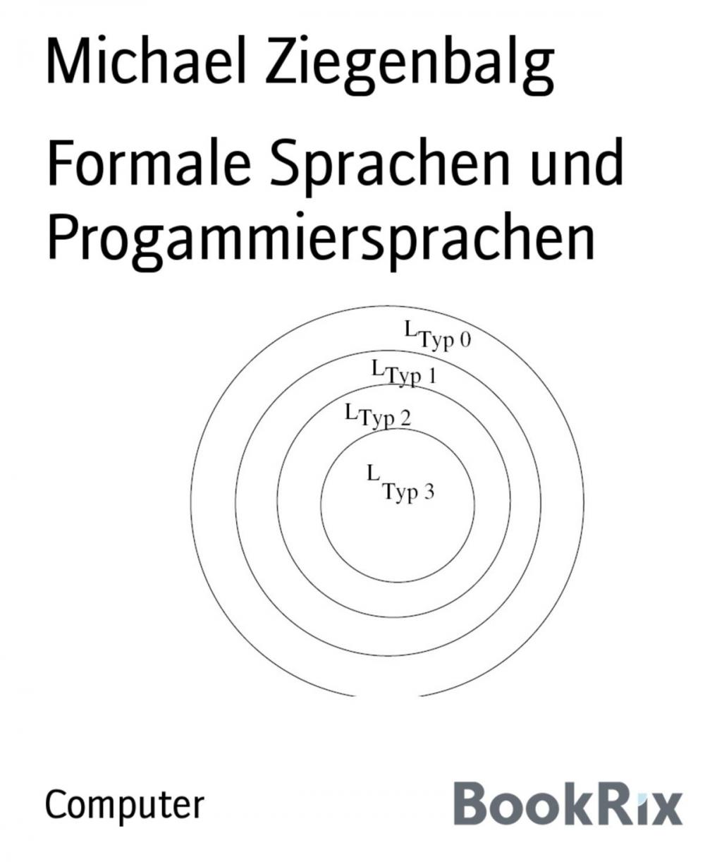 Big bigCover of Formale Sprachen und Progammiersprachen