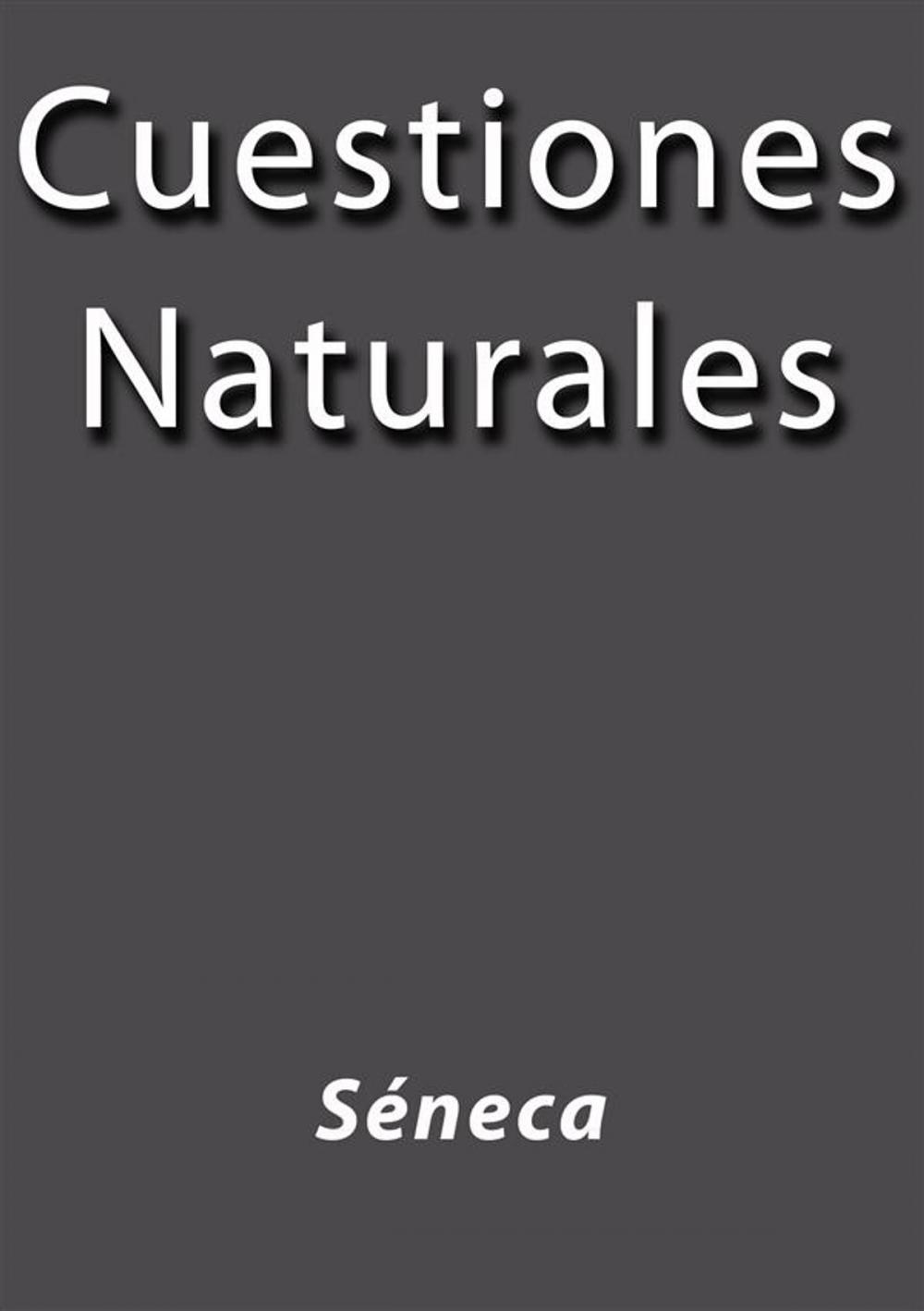 Big bigCover of Cuestiones naturales