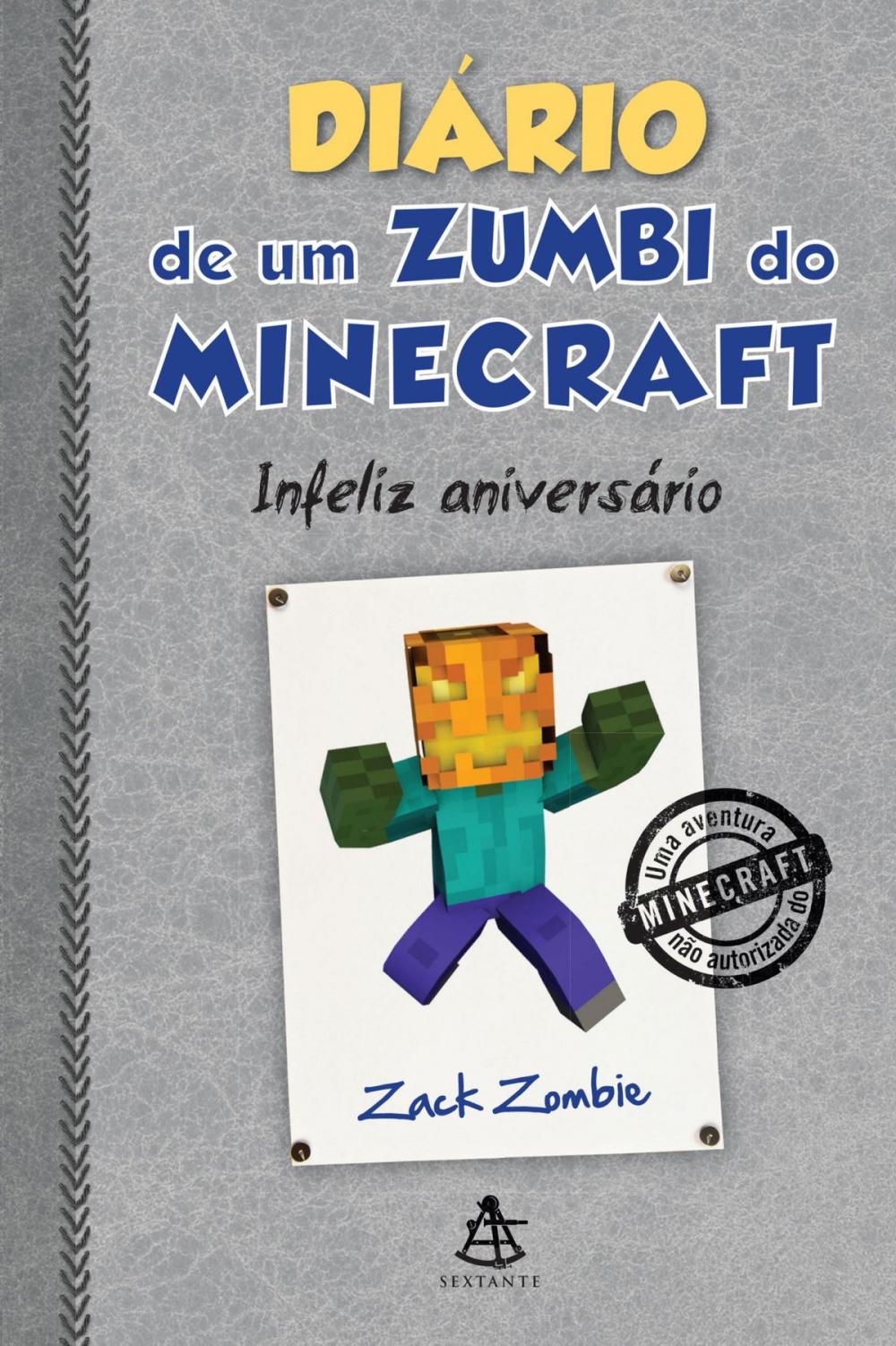 Big bigCover of Diário de um zumbi do Minecraft - Infeliz aniversário