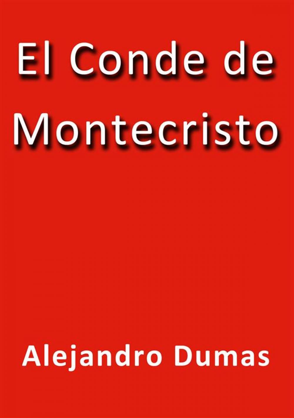 Big bigCover of El conde de Montecristo