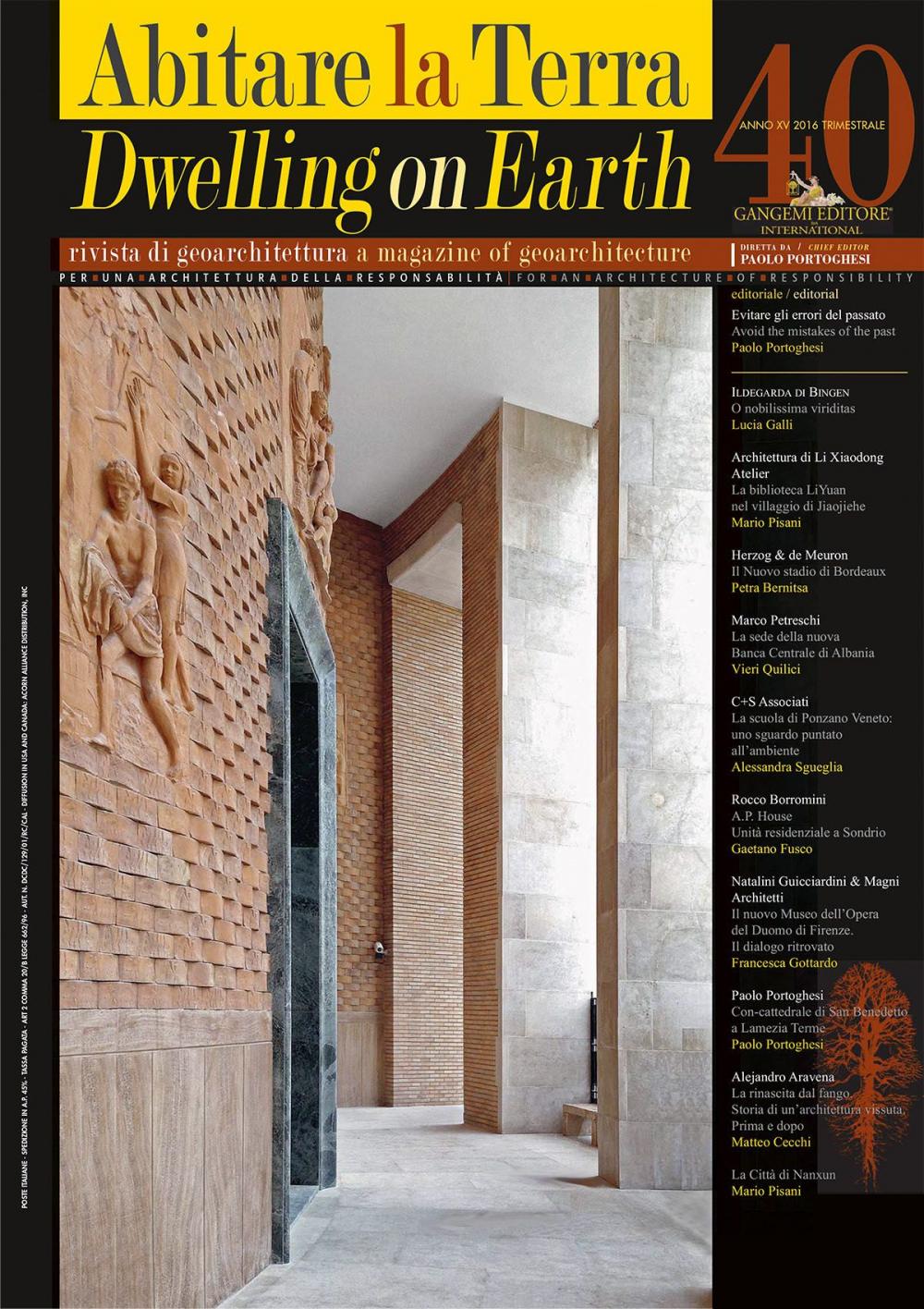 Big bigCover of Abitare la Terra n.40/2016 – Dwelling on Earth