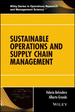 Cover of the book Sustainable Operations and Supply Chain Management by Alfred Bartolucci, Karan P. Singh, Sejong Bae