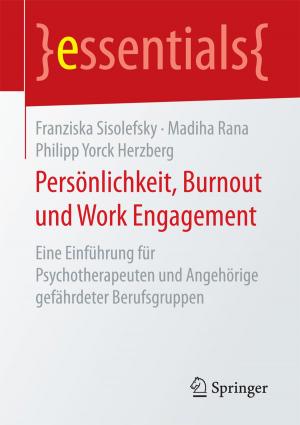 Book cover of Persönlichkeit, Burnout und Work Engagement