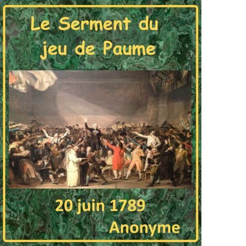 Cover of the book Le Serment du Jeu de Paume by Anonyme, er