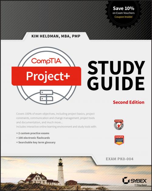 Cover of the book CompTIA Project+ Study Guide by Kim Heldman, Wiley