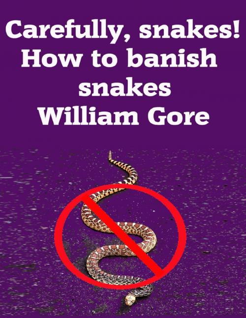 Cover of the book Carefully, Snakes! How to Banish Snakes by William Gore, Lulu.com