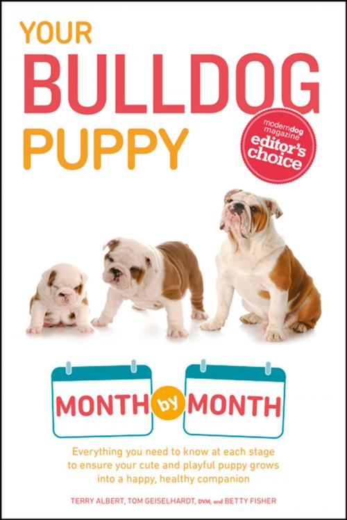 Cover of the book Your Bulldog Puppy Month by Month by Betty Fisher, Terry Albert, Tom Geiselhardt, DVM, DK Publishing