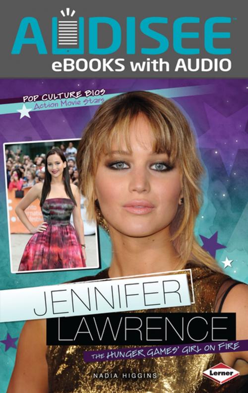 Cover of the book Jennifer Lawrence by Nadia Higgins, Lerner Publishing Group