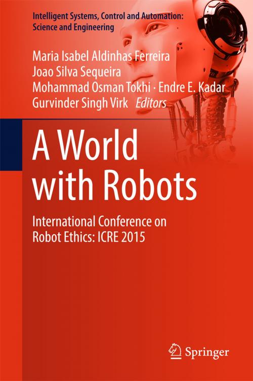 Cover of the book A World with Robots by , Springer International Publishing