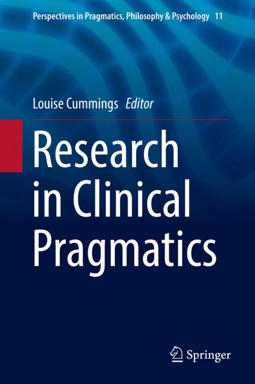 Cover of the book Research in Clinical Pragmatics by , Springer International Publishing