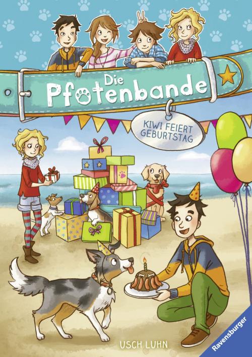 Cover of the book Die Pfotenbande 3: Kiwi feiert Geburtstag by Usch Luhn, Ravensburger Buchverlag