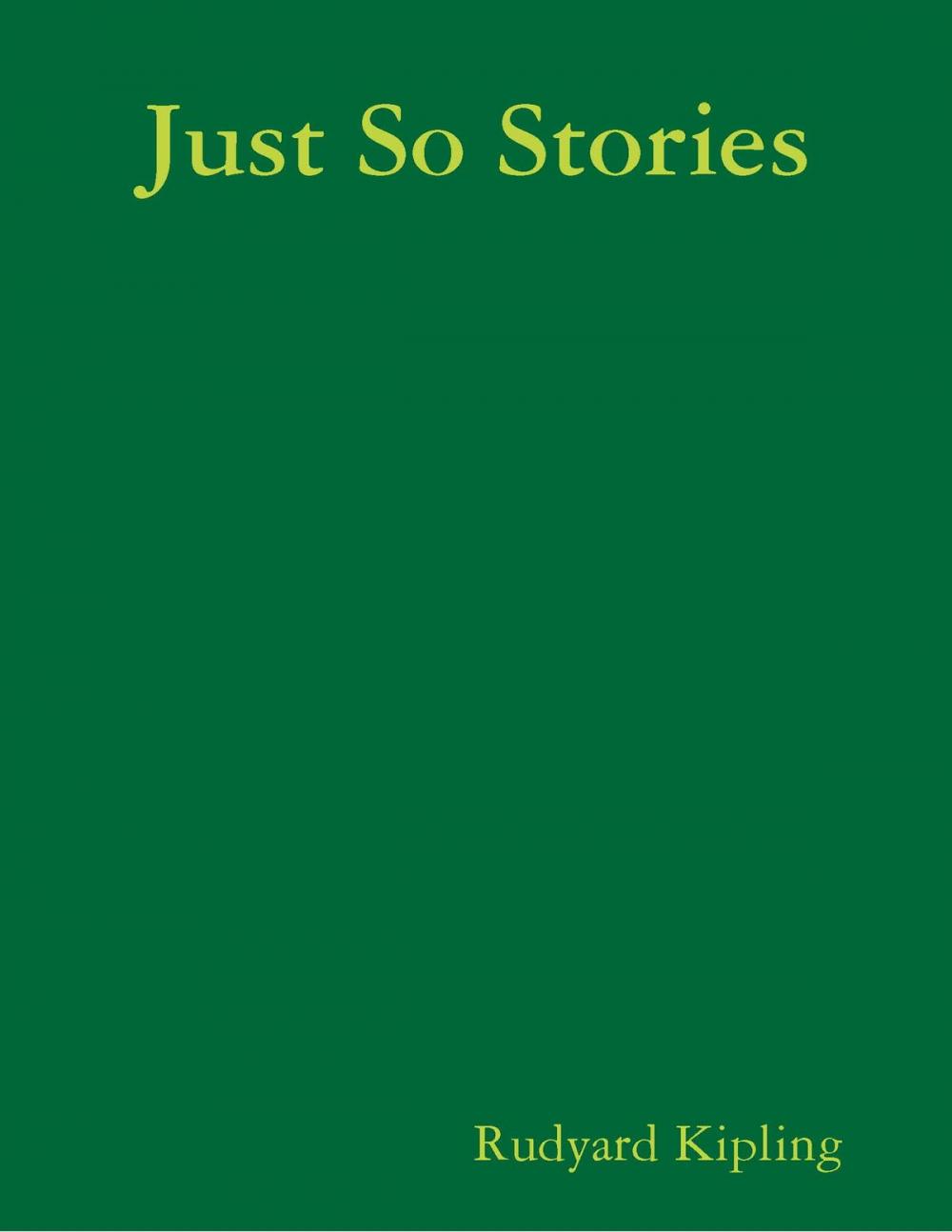 Big bigCover of Just So Stories