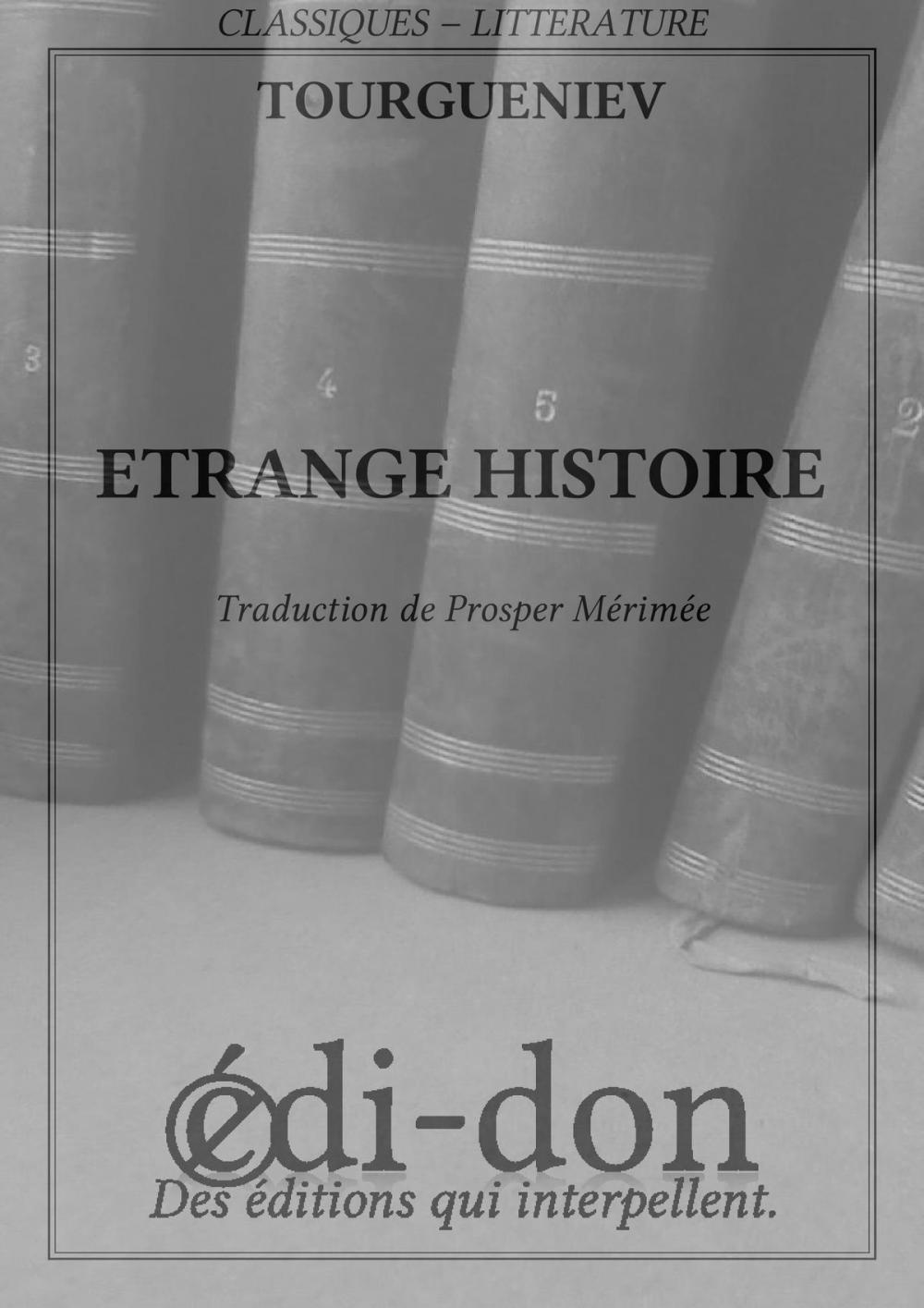 Big bigCover of Etrange histoire