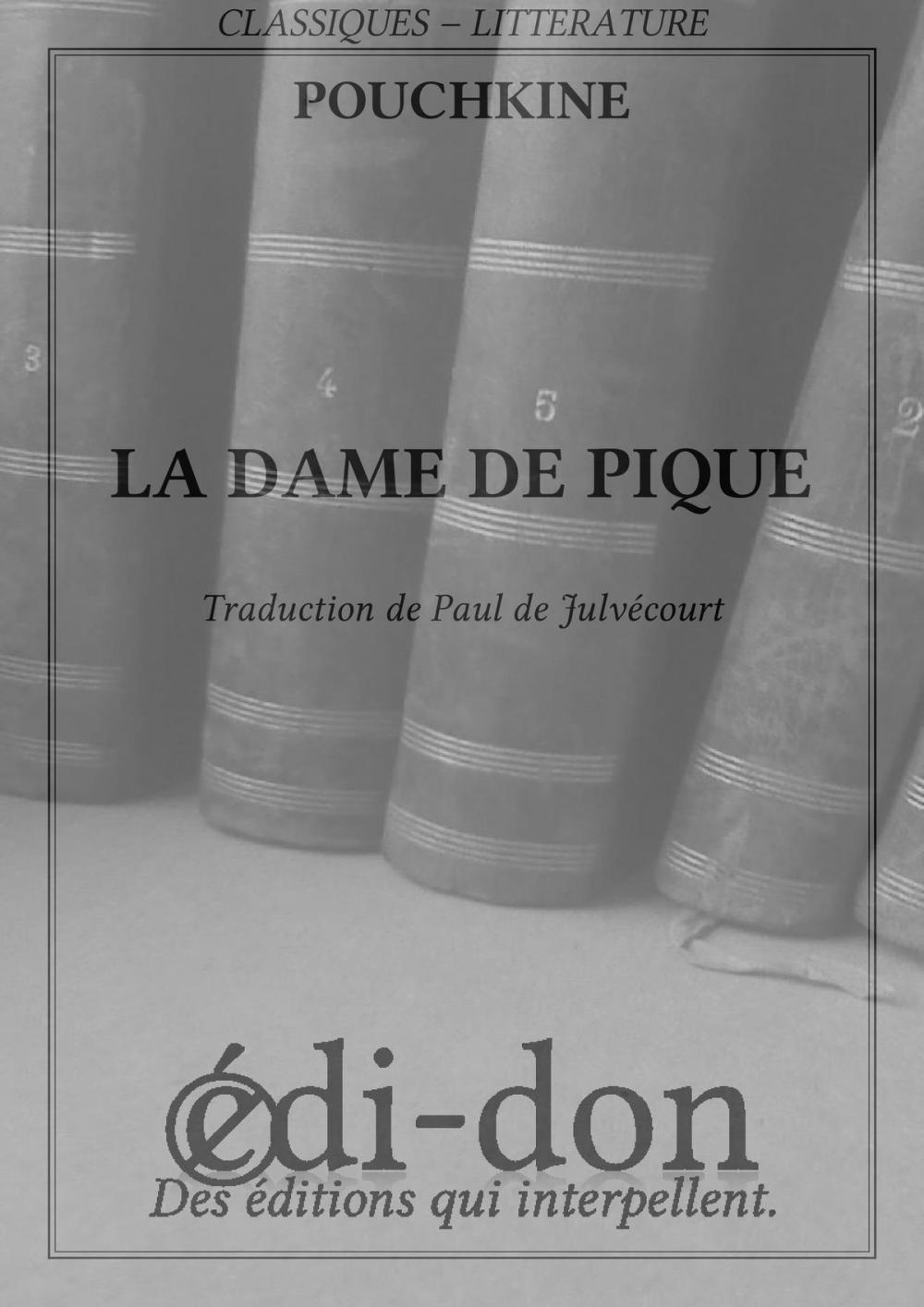 Big bigCover of La dame de pique