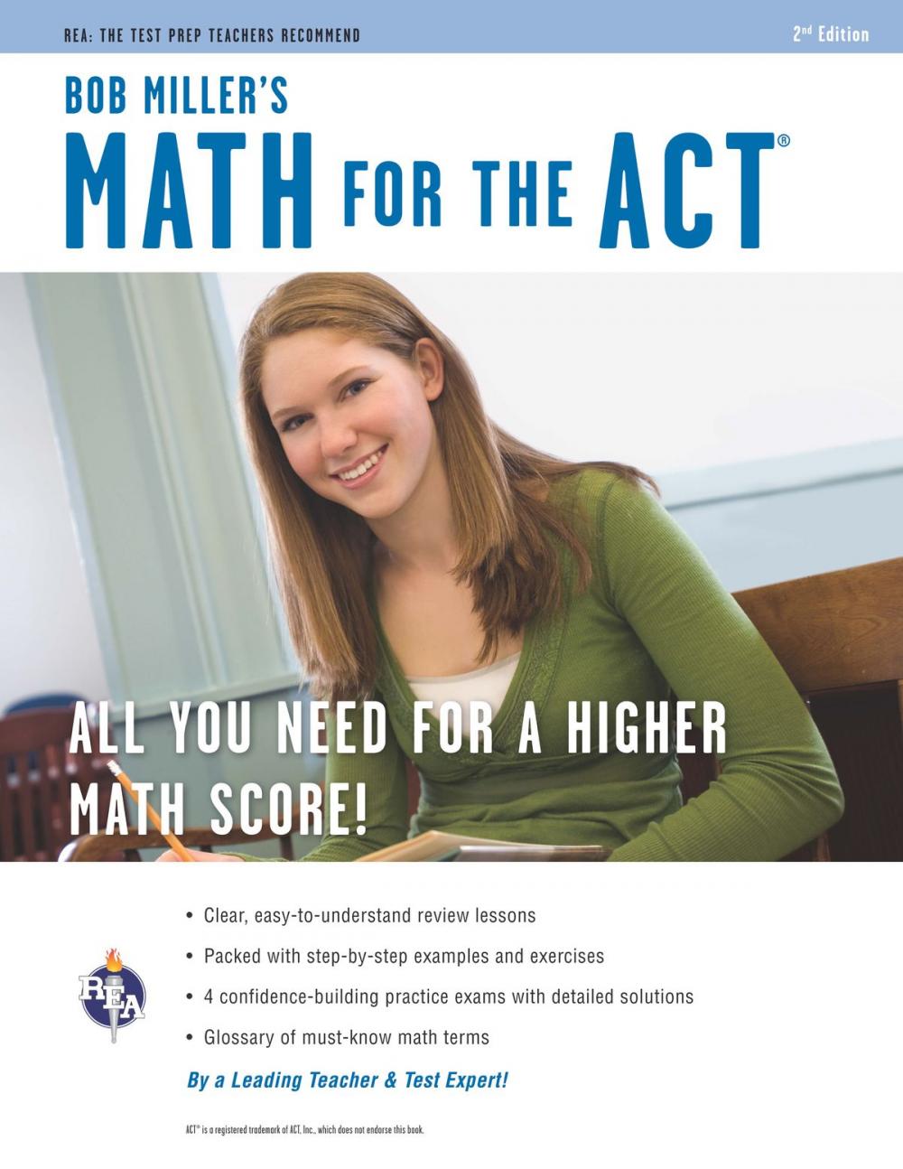 Big bigCover of Math for the ACT 2nd Ed., Bob Miller's